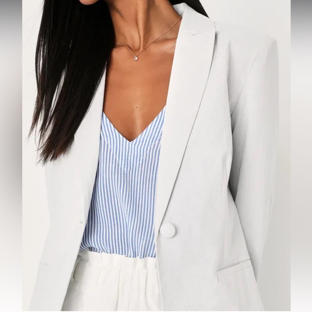 Lulus single button blazer - Picture 3 of 9